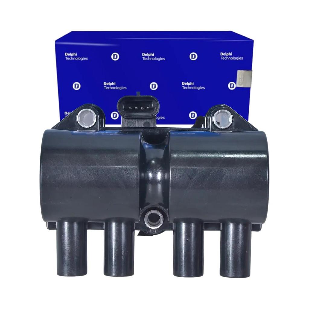 BOBINA IGNIÇÃO 4 PINOS PARA GM CORSA 1.0 1.4 1.6 DELPHI ORIGINAL