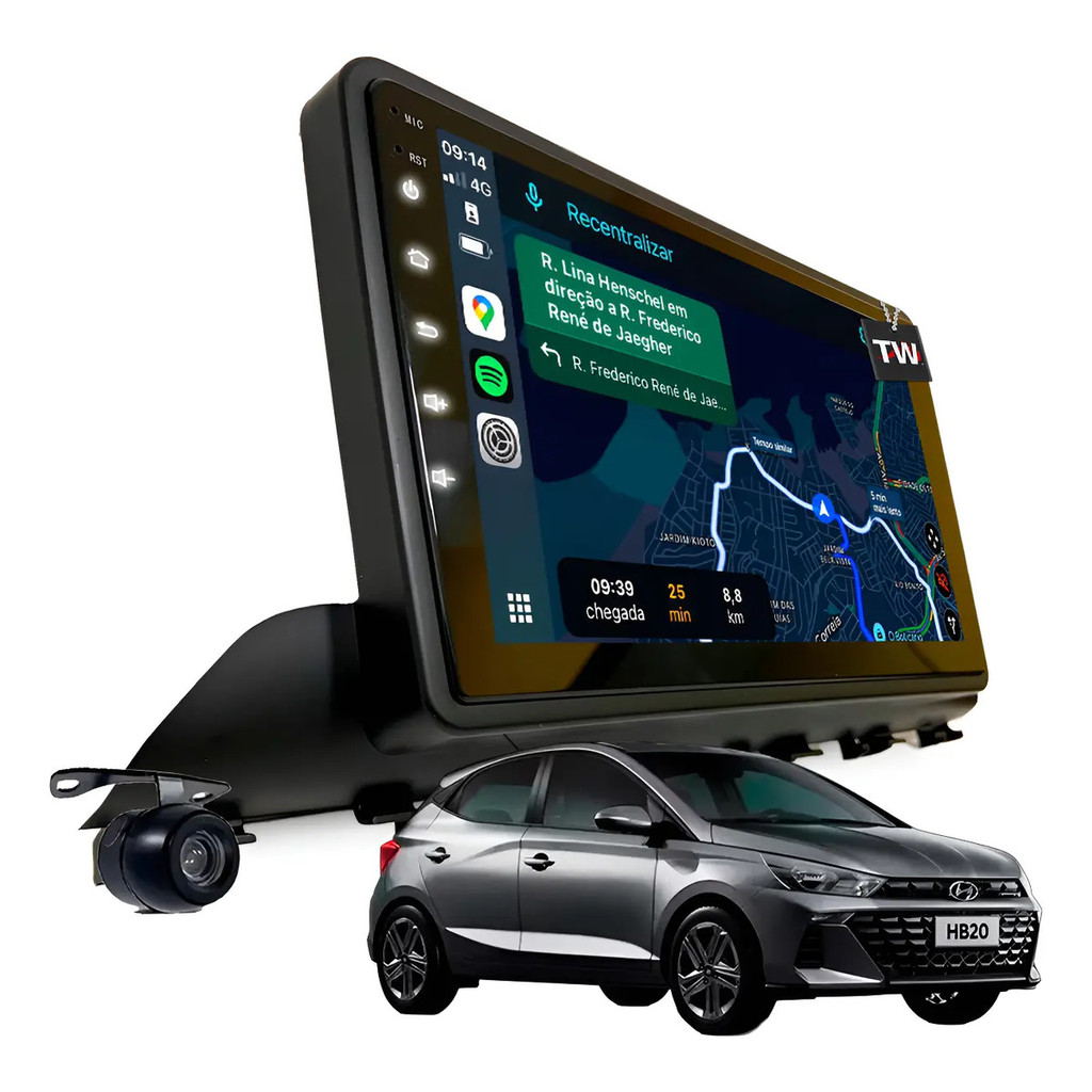 Central Multimídia Mp10 Hb20 2020 À 2025 Android Auto Gps