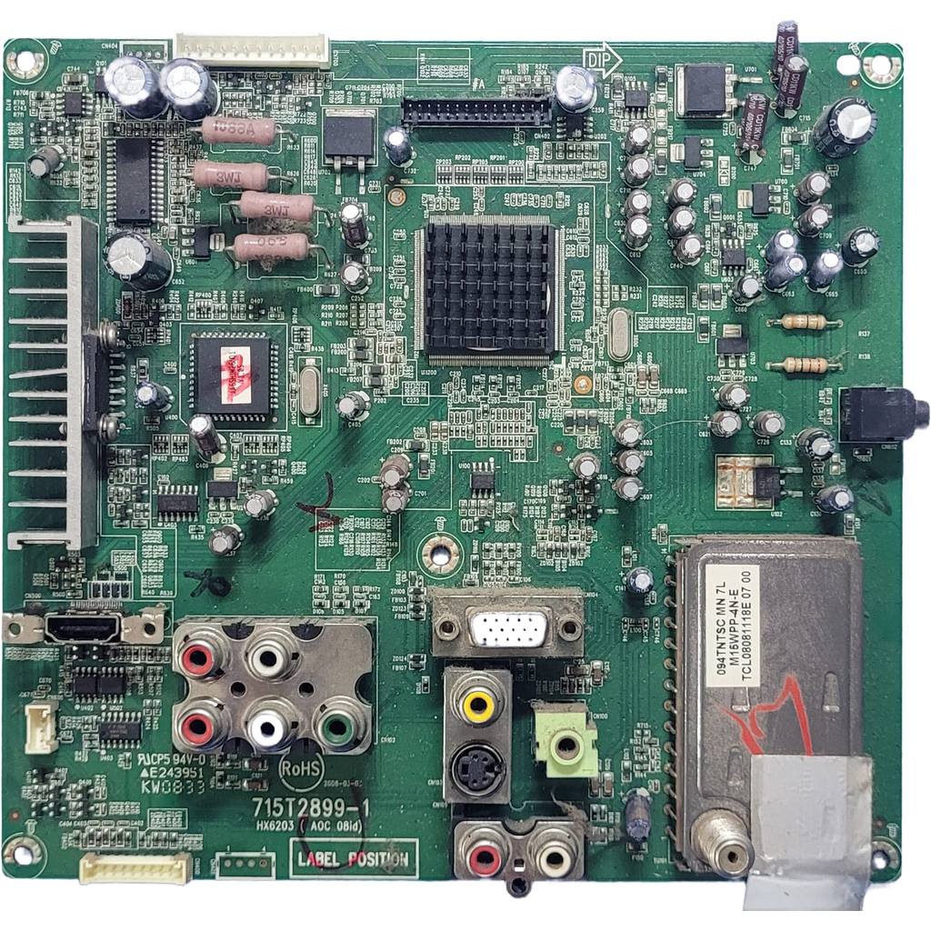 PLACA PRINCIPAL PARA TV L26W831 MODELO 715T2899-1