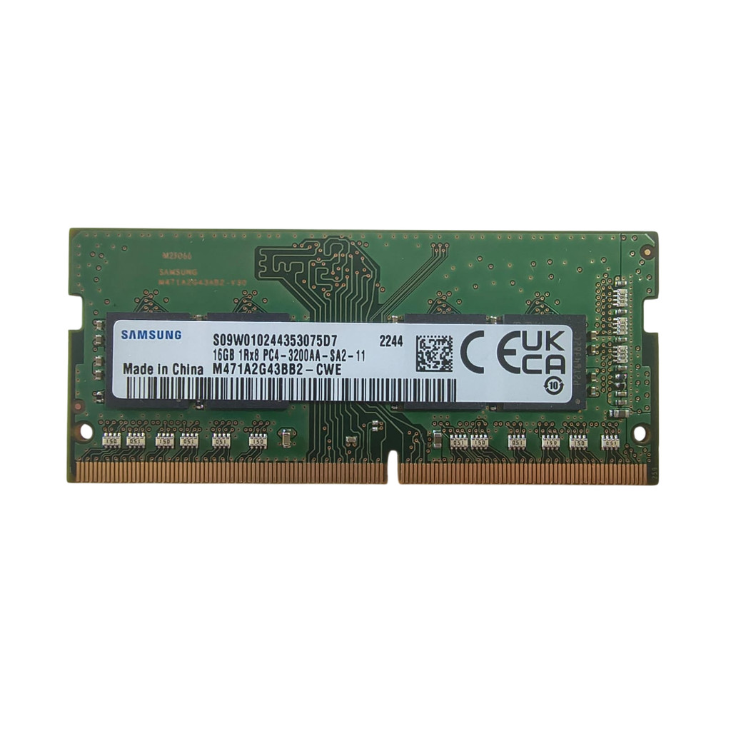 Memória RAM Samsung SODIMM 16GB DD4 3200MHz para notebooks