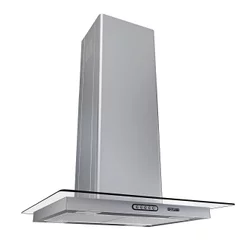 Coifa Ilha 60cm Vidro Reto Fogatti Inox