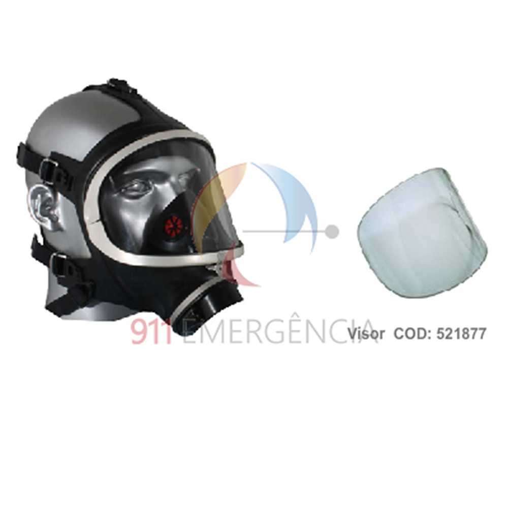 Visor da Máscara Full Face Completa RB Air Safety (Cód. 521877)