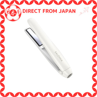 SALONIA Chapinha sem fio 12 mm Modelador de cabelo com função de power bank Leve Para franja SAL25119WH Branco