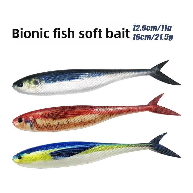 Impressão 3D revestimento mullet peixe mar pesca isca falsa 16cm isca biônica tainha peixe isca macia isca