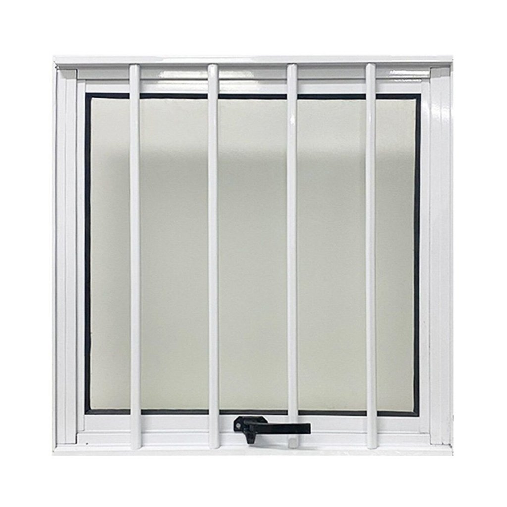Janela Vitro Maxim Ar de Alumínio 80x60cm Mini-boreal com Grade Veneza