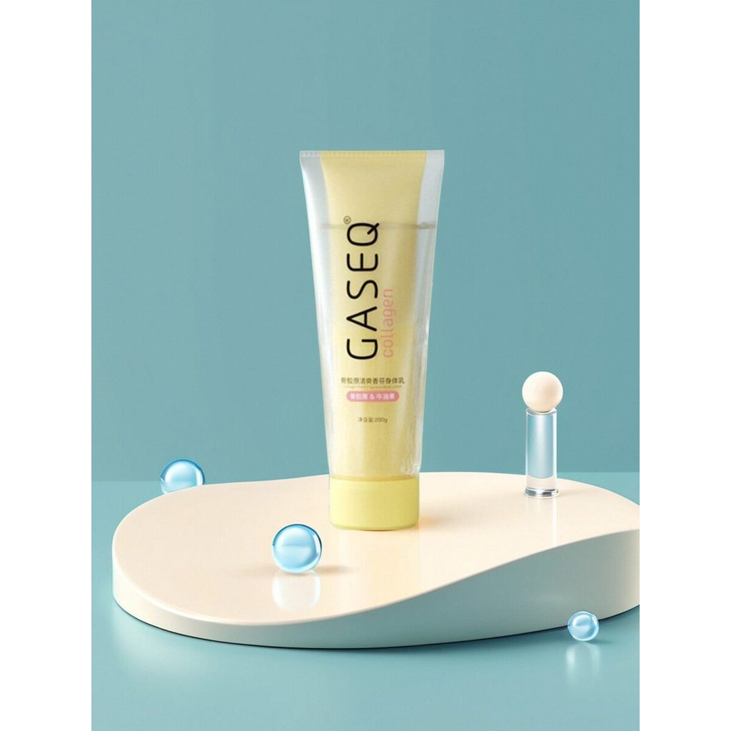 200g Gesang Primavera Osso Colágeno Manteiga de Karité Óleo de Cavalo Fragrância Refrescante Tubo Duplo Loção Corporal H