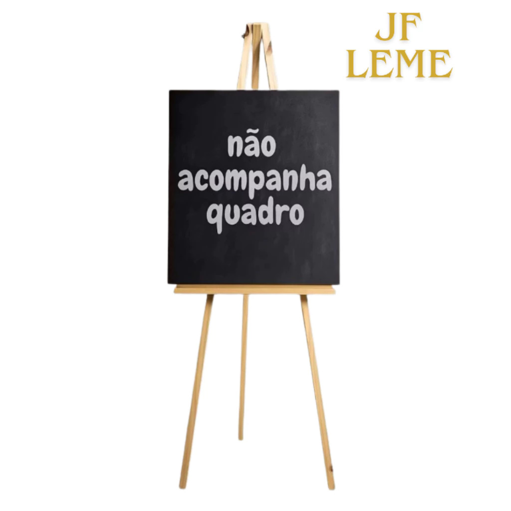 Cavalete Tripé Madeira Natural 1,00,Decorativo Para Painéis Festas e Casamentos