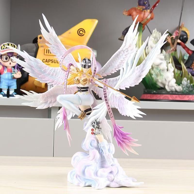 [Em Estoque] Figura Digimon Angewomon [Edição Limitada] Estátua Modelo GK Digimon Angewomon Edição Limitada Decoração de