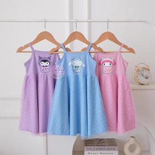 Owlet-Vestido De Azulejo Menina Infantil De Personagem sanrio Alça