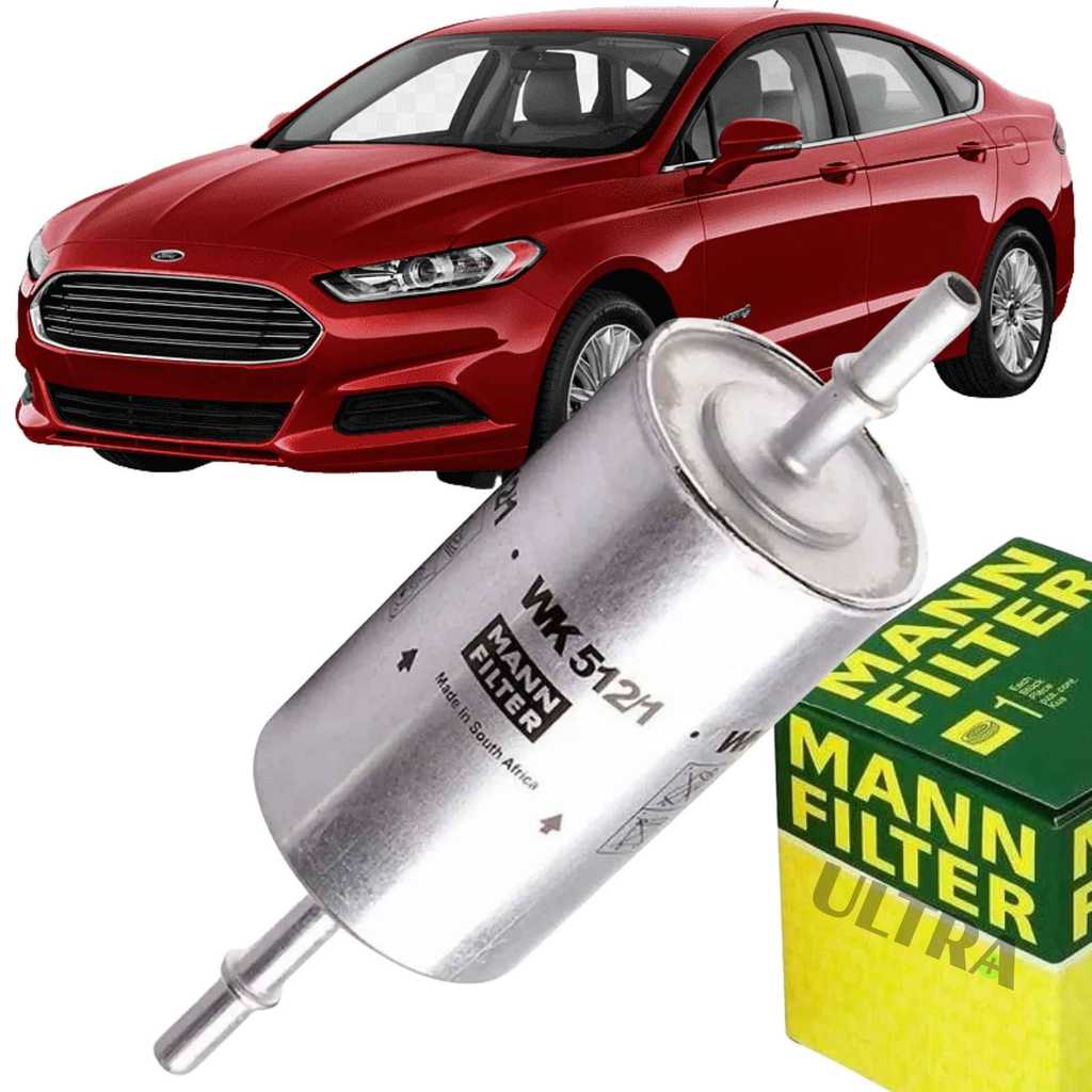 Filtro Combustível Ford Fusion 2.0 / 2.5 - Focus 1.8 / 2.0 - Jaguar S / XF / XFR 3.0 4.0 4.2 (Mann-Filter WK512/1)