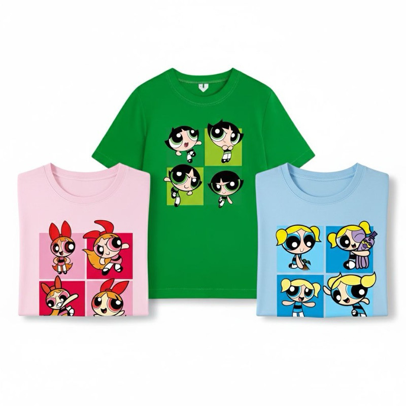 Camiseta Feminina T-Shirt As Meninas Super Poderosa - Florzinha Lindinha Docinho - Camiseta Academia Treino 100% Algodão
