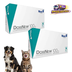 Kit 2 Doxinew 100mg para Cães 14 Comprimidos