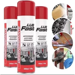 Óleo Desengripante Lub Fast 300ml Mundial Desingripante WD