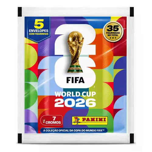 Kit 5 Envelopes 35 Figurinhas Copa Do Mundo Fifa 2026 Panini 5 Pacotes Envelopes Copa Do Mundo