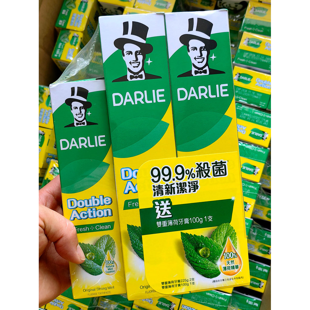 Pasta de dente preta sabor Original legal dupla hortelã 225g remoção de respiração fresca Odor flúor produtos importados