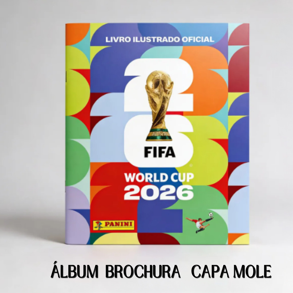 Álbum Copa  do Mundo  2026 Capa Mole Brochura Envio Imediato