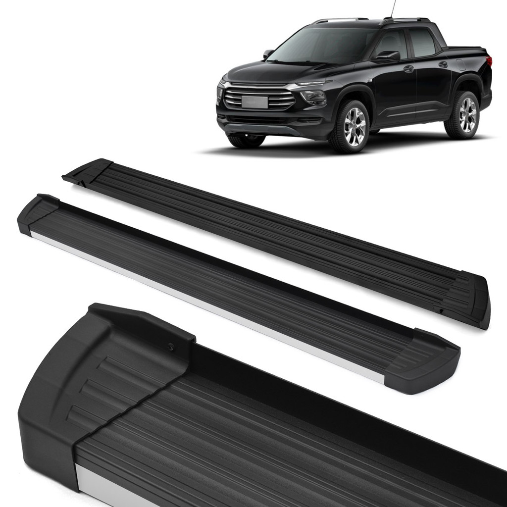 Imagem Estribo Slim Montana 2023/... Preto Fosco C/ Inox