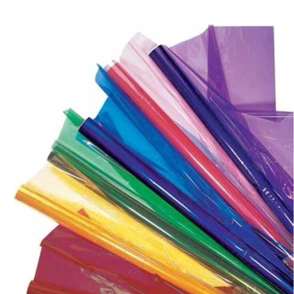 10 Celofane Poli Cromus Papel Celofane 70x85cm Varias Cores