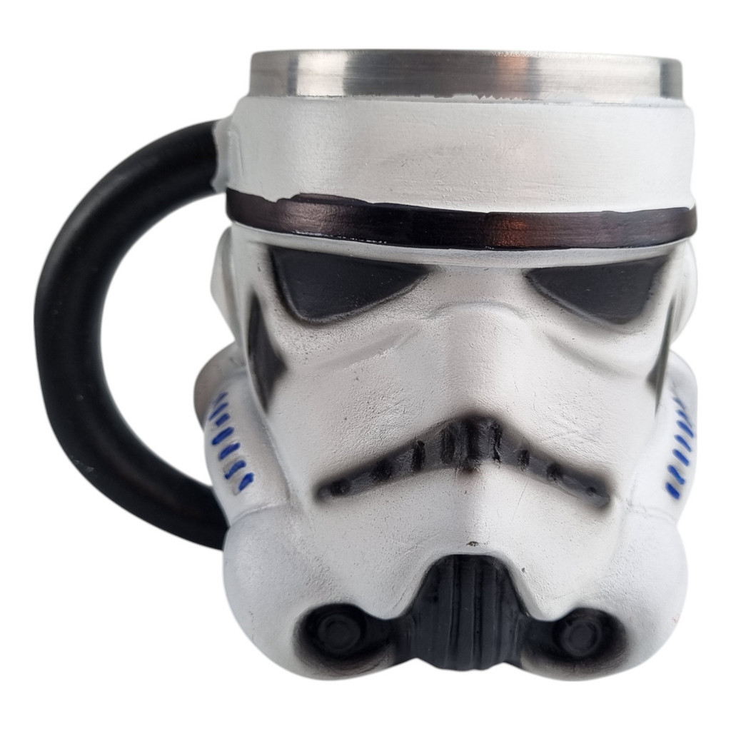 Caneca Preta Disney Star Wars Stormtrooper Café Chá 200ml