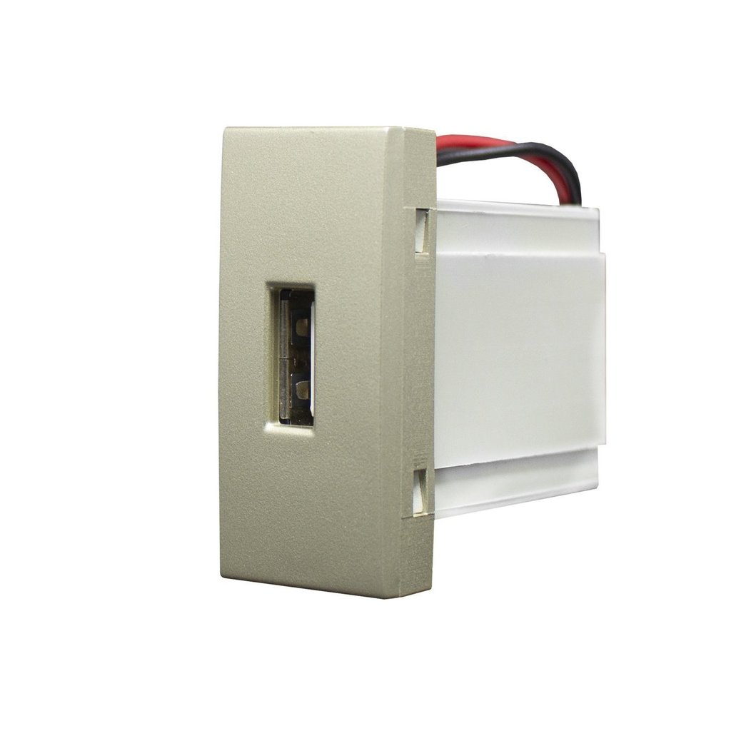 Módulo USB 2A Inova Pro Class Alumbra Champagne