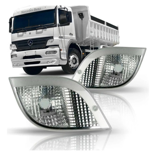 Lanterna Dianteira Farol Pisca seta Mercedes Benz Atego 1418 2425