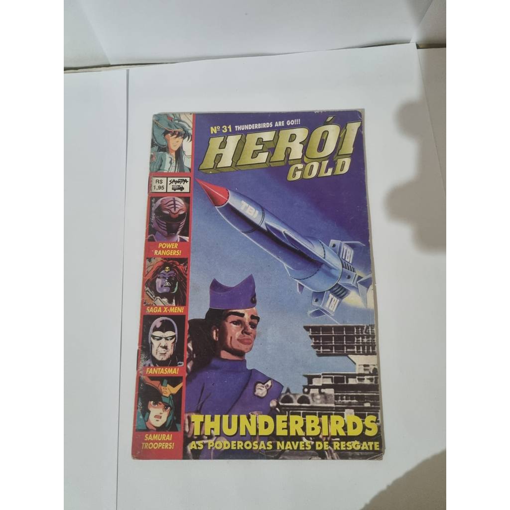 Revista Heroi Gold 31 Thunderbirds Original Usada