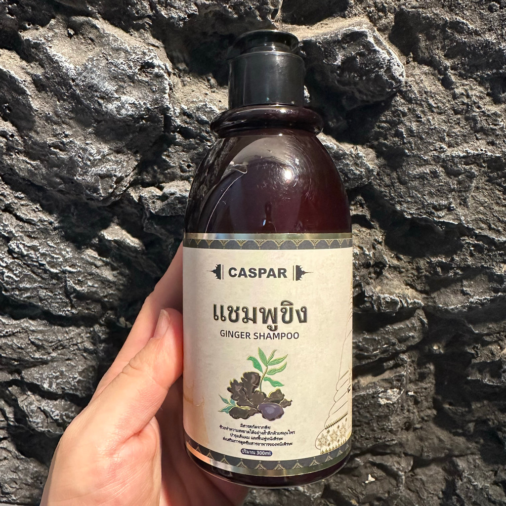 Tailândia importado gengibre Shampoo 300ml Anti-queda de cabelo nutritivo cabelo limpo controle de óleo brilho fofo fort