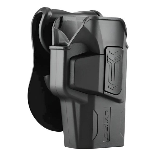 Coldre Rotativo Cytac R-defender Polímero Taurus Ts9 Destro Preto Destro