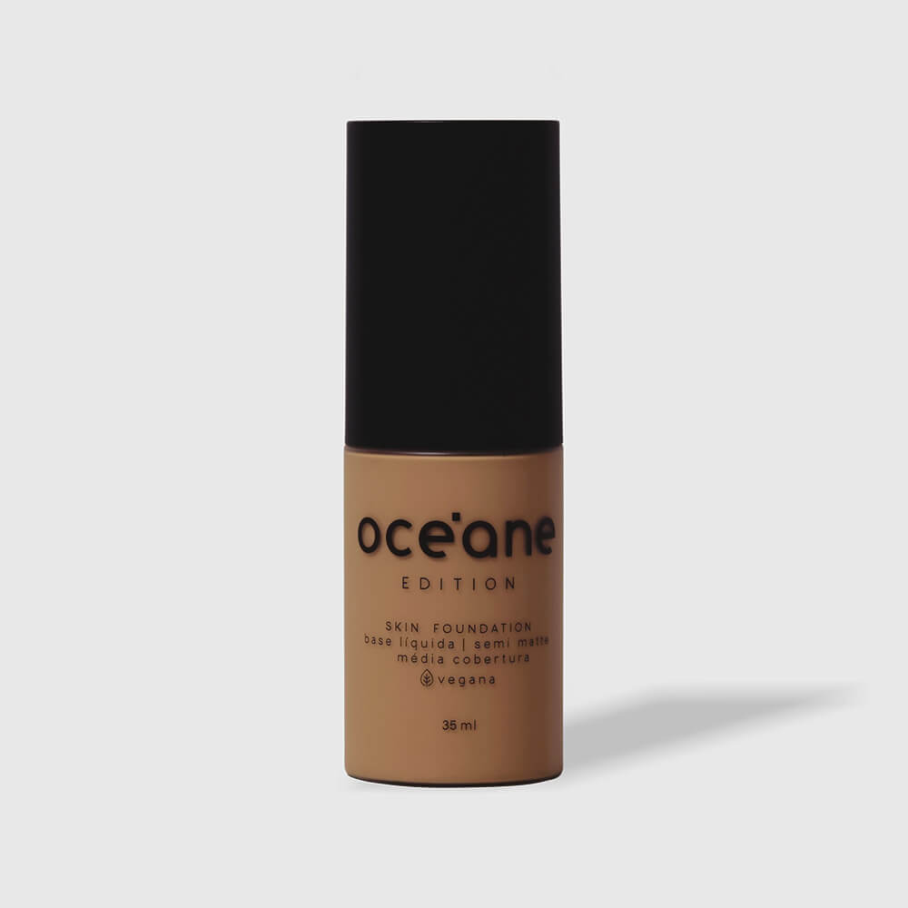 Base Líquida Média Semi-Matte – Skin Foundation 400m Océane Edition 35ml em Oferta na Shopee