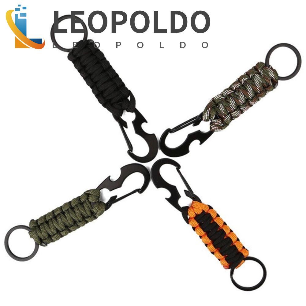 LEOPOLDO Guarda-Chuva Corda Chaveiro Mosquetão Gancho Cabo Ferramenta De Sobrevivência Ferramentas Ao Ar Livre Paracord 