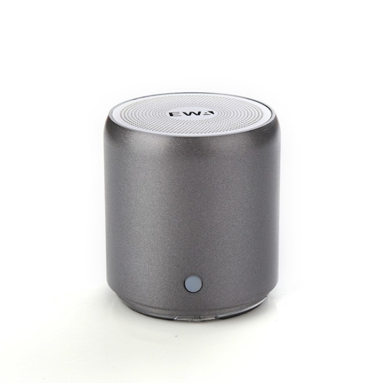 Boa feedback EWA A107 TWS Portátil Super Mini Subwoofer Alto-Falante Bluetooth À Prova D'água (Prata)