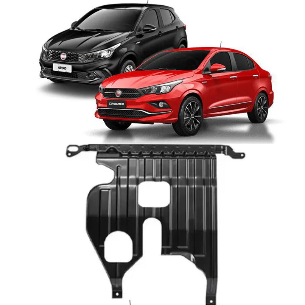 Imagem Protetor de Cárter Fiat Argo Cronos 1.0 e 1.3 2018 até 2026