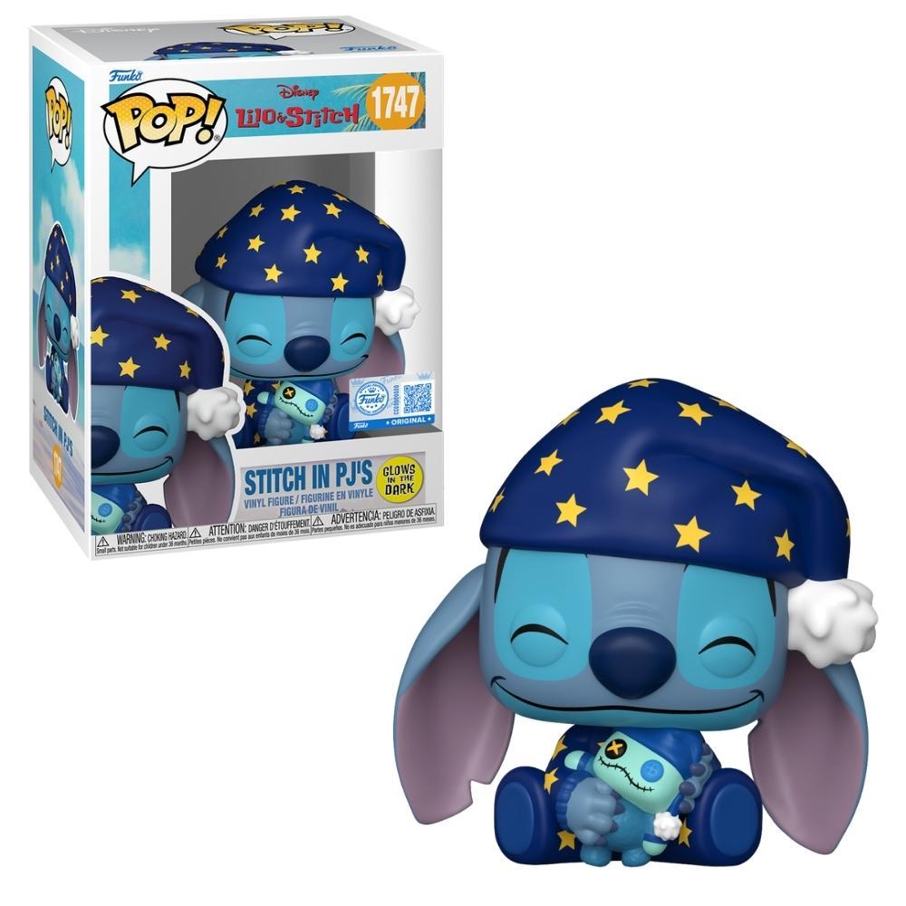 Boneco Funko Pop! Disney Lilo & Stitch Stitch de Pijama Glow