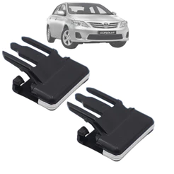 Kit 2 Botões Direcionador do Difusor Lateral Corolla 2009 2010 Até 2014 Preto