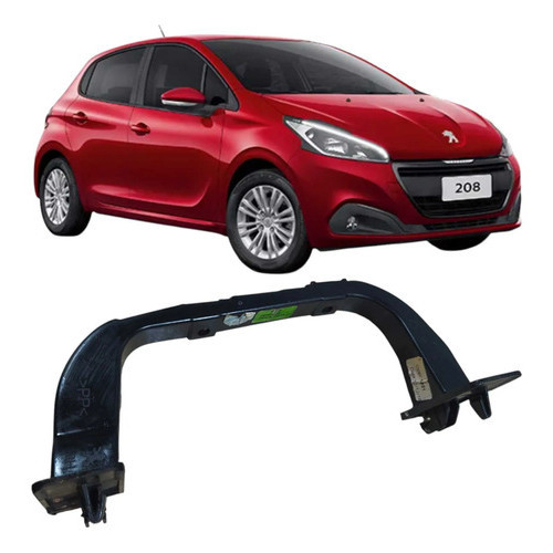 Suporte Interior Maçaneta Dianteiro Direito Peugeot 208 2019 Prata Dianteira
