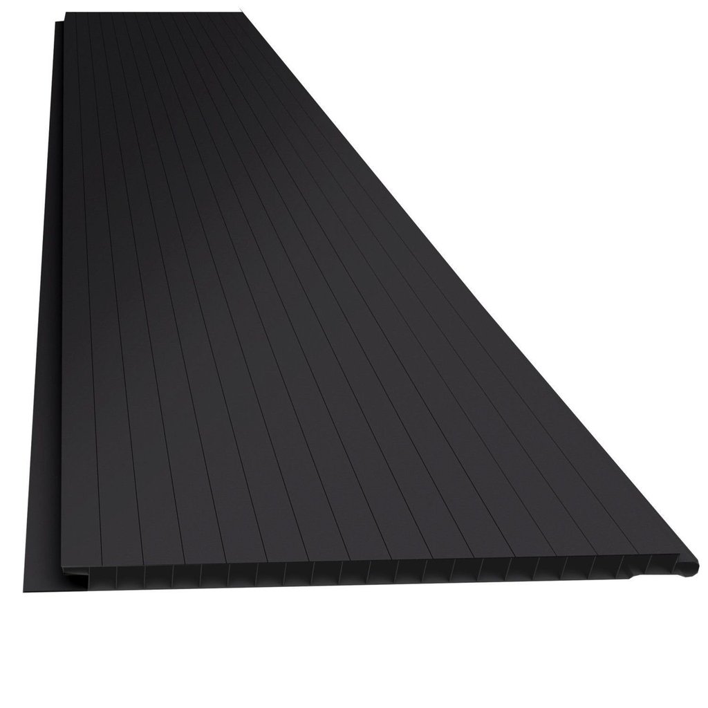 Forro de PVC 8MMX20CMX3M(6m²) p/Cx Preto Bariri Preto