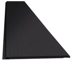 Forro de PVC 8MMX20CMX3M(6m²) p/Cx Preto Bariri Preto