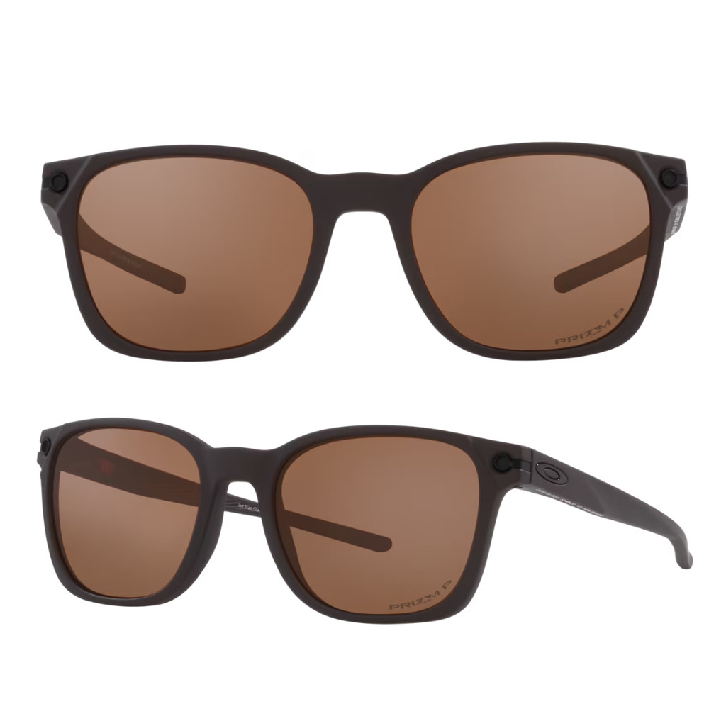 Óculos de Sol Oakley Ojector Matte Brown Polarizado 009018L Tamanho 55