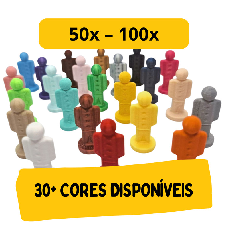 Kit Jogo DETETIVE - Humanos Estilo Estrela - Tabuleiro - Board Games - 50 a 100 Unidades