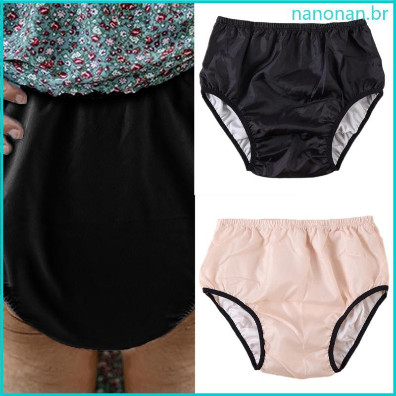 Roupa Íntima Para Incontinência Adulta À Prova Vazamentos Calça Cobertura Idosos Deficiência