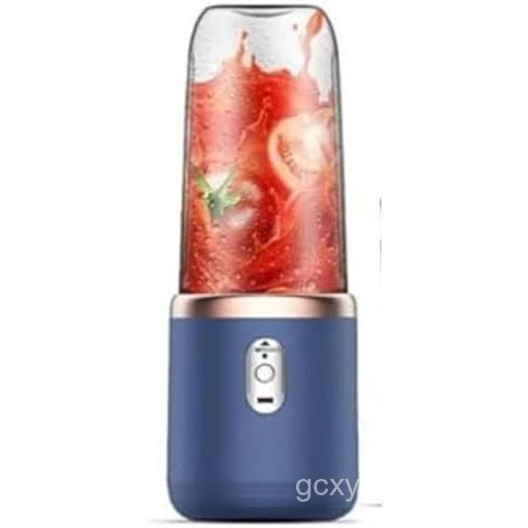 Liquidificador e Espremedor Portátil para Milkshake, um Conjunto de Mini Liquidificador com 6 Lâminas, Funções Poderosas