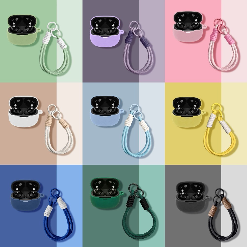 Para XIAOMI REDMI Buds 8 Caso Silicone Proteger Bluetooth Fones De Ouvido Capa À