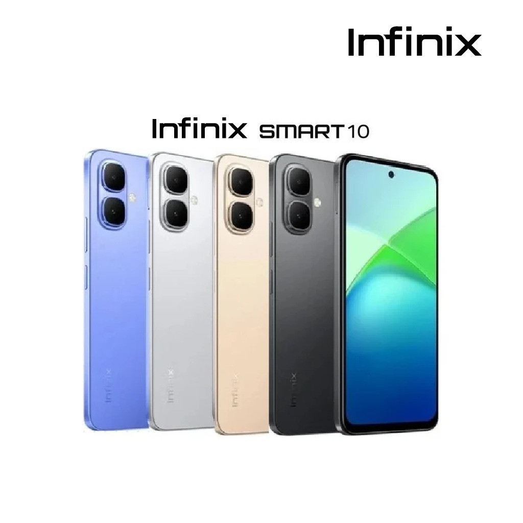🚨 OFERTA POR TEMPO LIMITADO 🚨 Infinix Smart 10 128GB 4GB RAM 4G Dual Chip Tela HD+ Android Smartphone Original