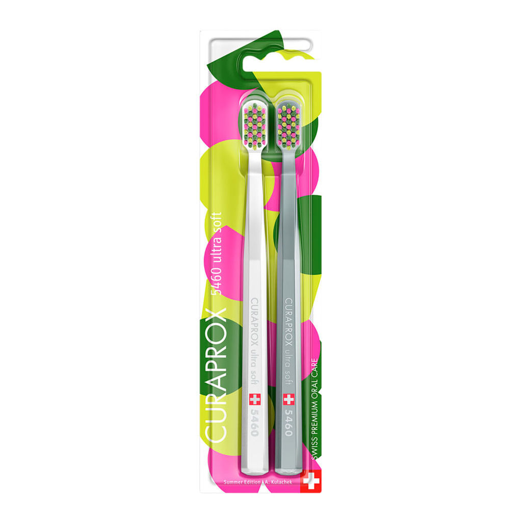 Escova Dental Curaprox 5460 Ultra Soft Cores Sortidas com 2 Unidades