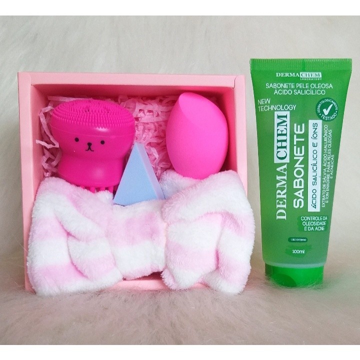 Kit Mix Hello Mini+ Sabonete Antioleosidade Derma