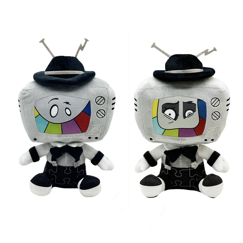 SMG4 Sr. Quebra-cabeças de pelúcia TV Hotman Boneca de brinquedo de pelúcia