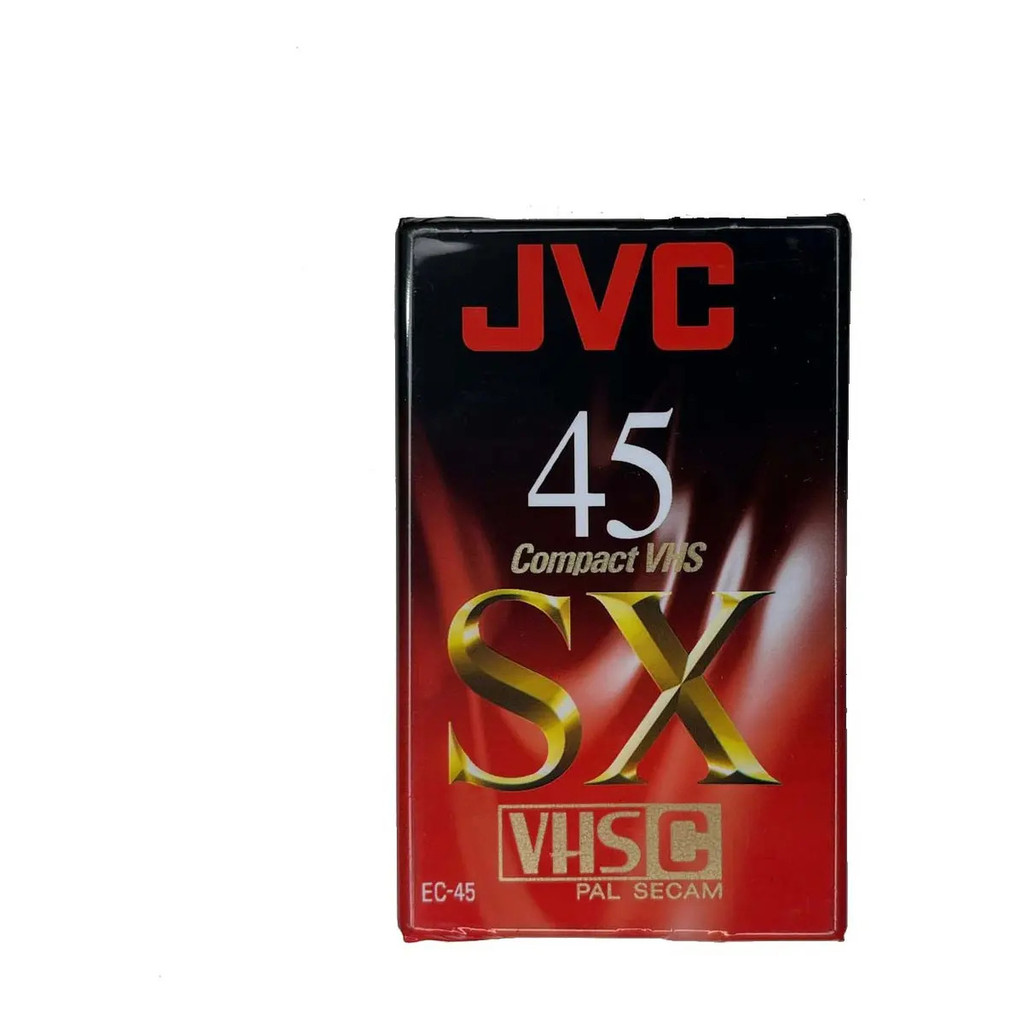 Jvc Fita De Video Vhs-c Sx Ec-45 Compact Para Filmadora