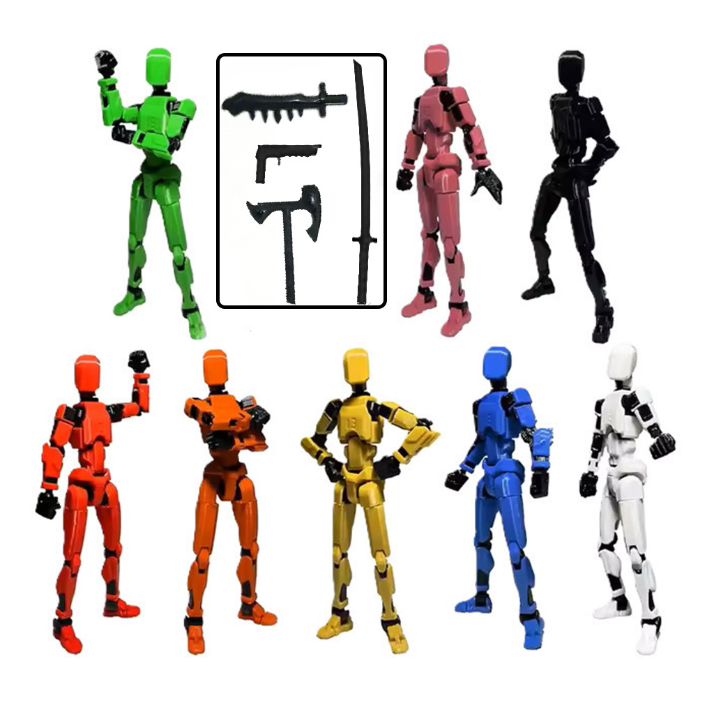 Boneco Dummy 13 Articulado Montagem 3D Presente Criativo Crianças Artistas Anatomia Stop Motion Desenho Ilustração