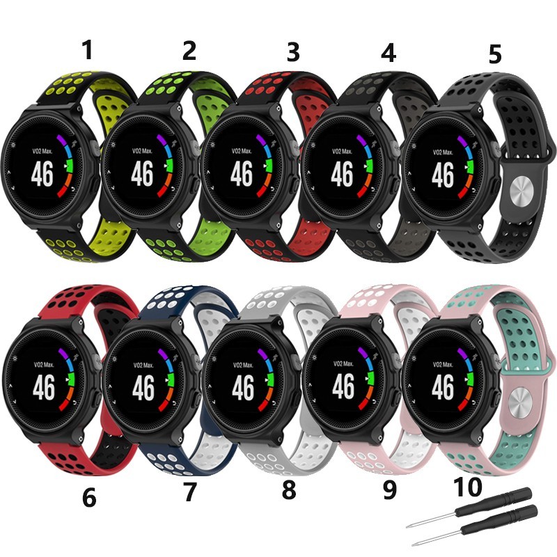 Pulseira De Relógio De Silicone Para Garmin Forerunner 235 220 230 620 630 735XT