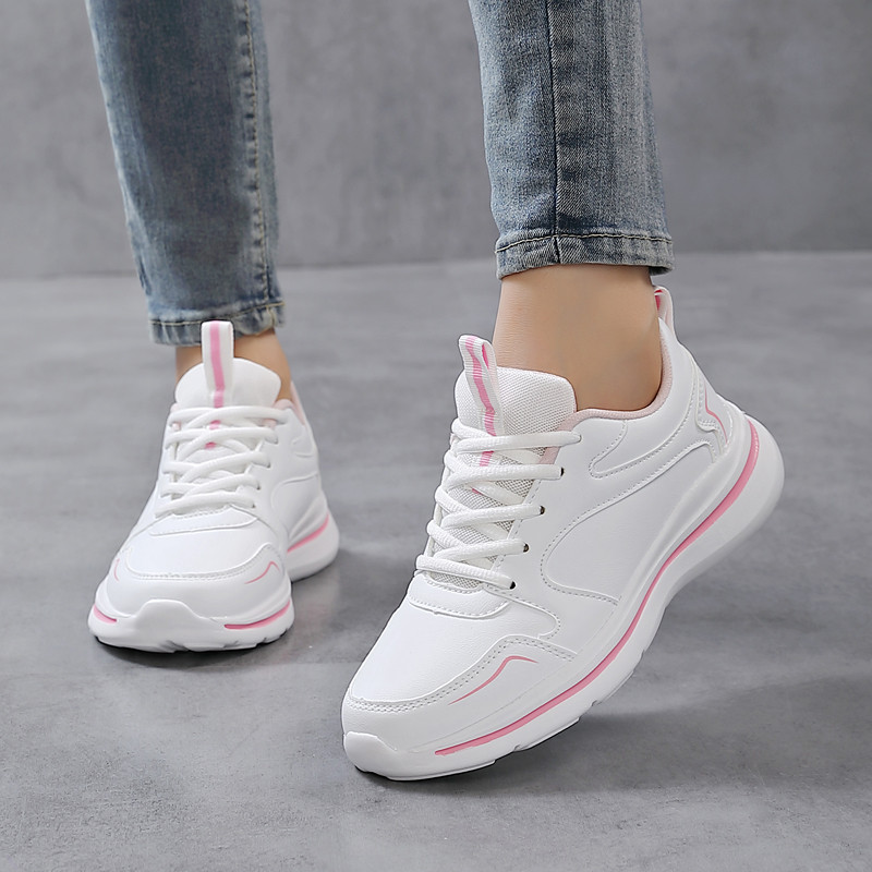 Beamon sapatos femininos sapatos esportivos primavera couro impermeável Casual sapatos de viagem feminino antiderrapante